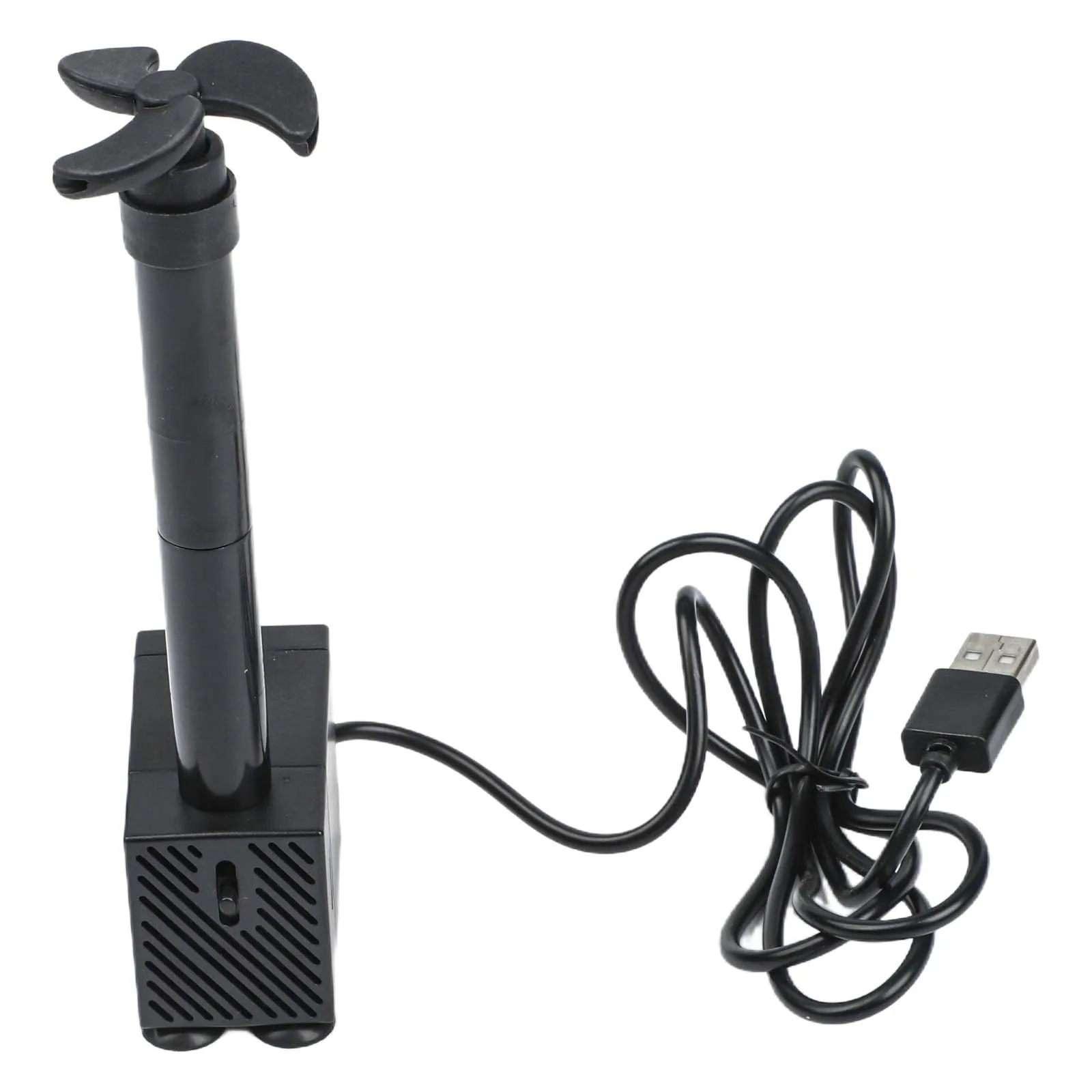 Aquarium Oxygenator Submersible Pump Adjustable Flow Regulation ABS Construction For Tabletop Fountain For Aquariums