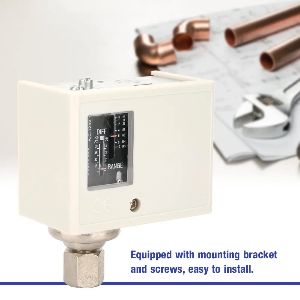 

Pressure Control Switch, Electronic G1/4'' Female Pressure Control Switch Air Water Pump Compressor Pressure Controller