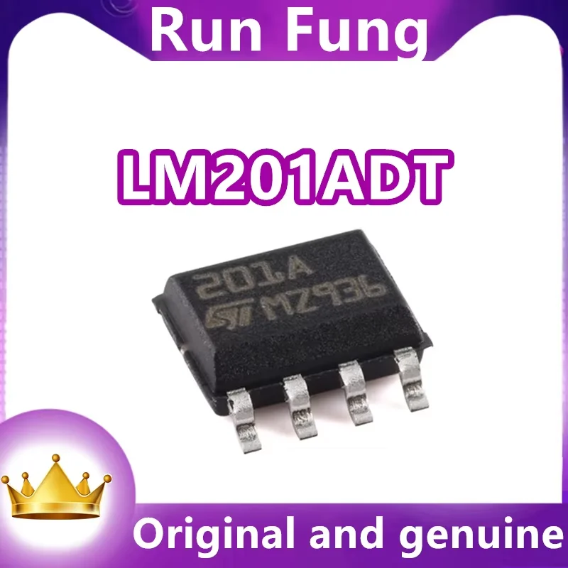10Pcs/Lot LM201ADT LM201  General Purpose Amplifier 1 Circuit 8-SOIC New Original