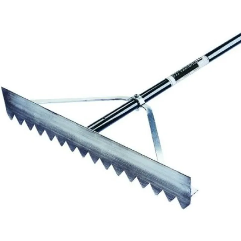

Trigon Sports ProTurf Heavy Duty Lute Rake, Ergonomic Turf Rake with Lightweight Aluminium Handle, Landscaping Rake for Outdoors
