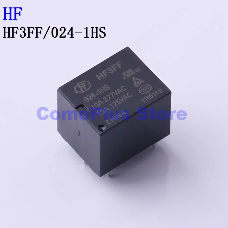 Relé do poder do hf3ff hf3ff/018-1zt 024-1hs 18v 24v, 5pcs