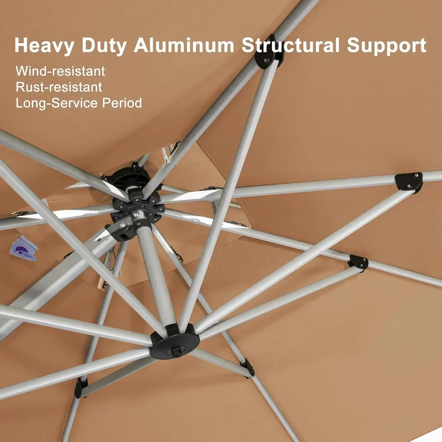 

Hot sales9' X 12' Patio Umbrella Outdoor Rectangle Umbrella Large Cantilever Umbrella Windproof Offset Heavy Duty Sun for Garden