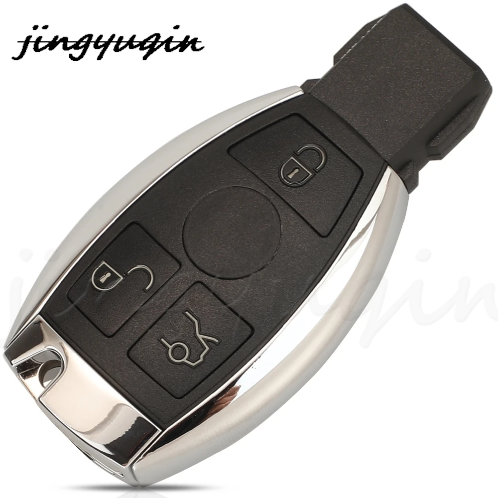 jingyuqin 3/4 Buttons BGA/NEC Remote Key 315/433Mhz KYDZ Board For Mercedes Benz Year 2000+ Supports Dual Battery