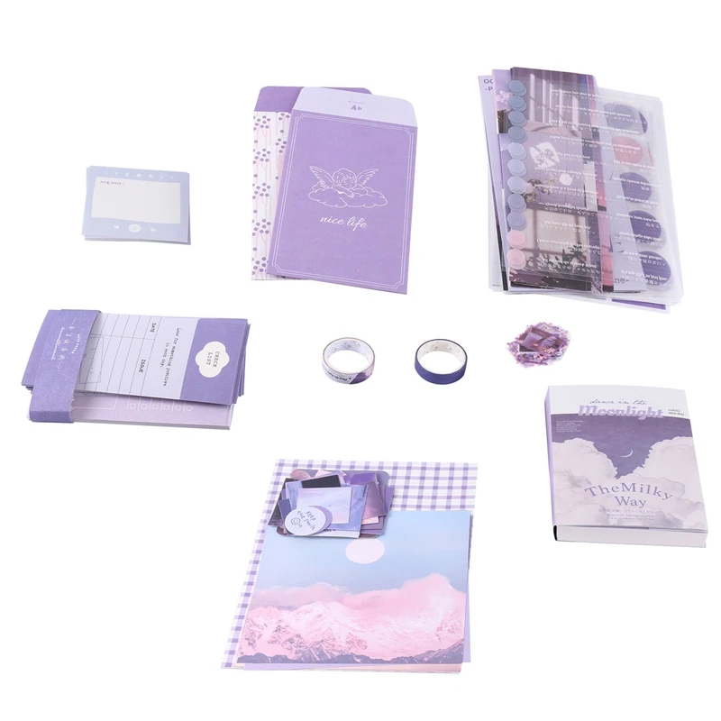 Aesthetic Scrapbook Kit(348Pcs), Junk Journal Kit With Journaling/Scrapbooking Supplies, Stationery