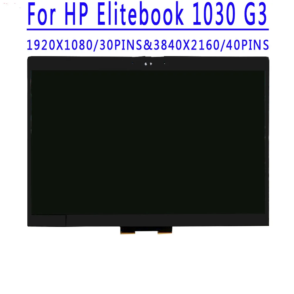 For HP EliteBook x360 1030 G3 led lcd screen touch digitizer panel assembly FHD 1920*1080 or UHD 3840*2160