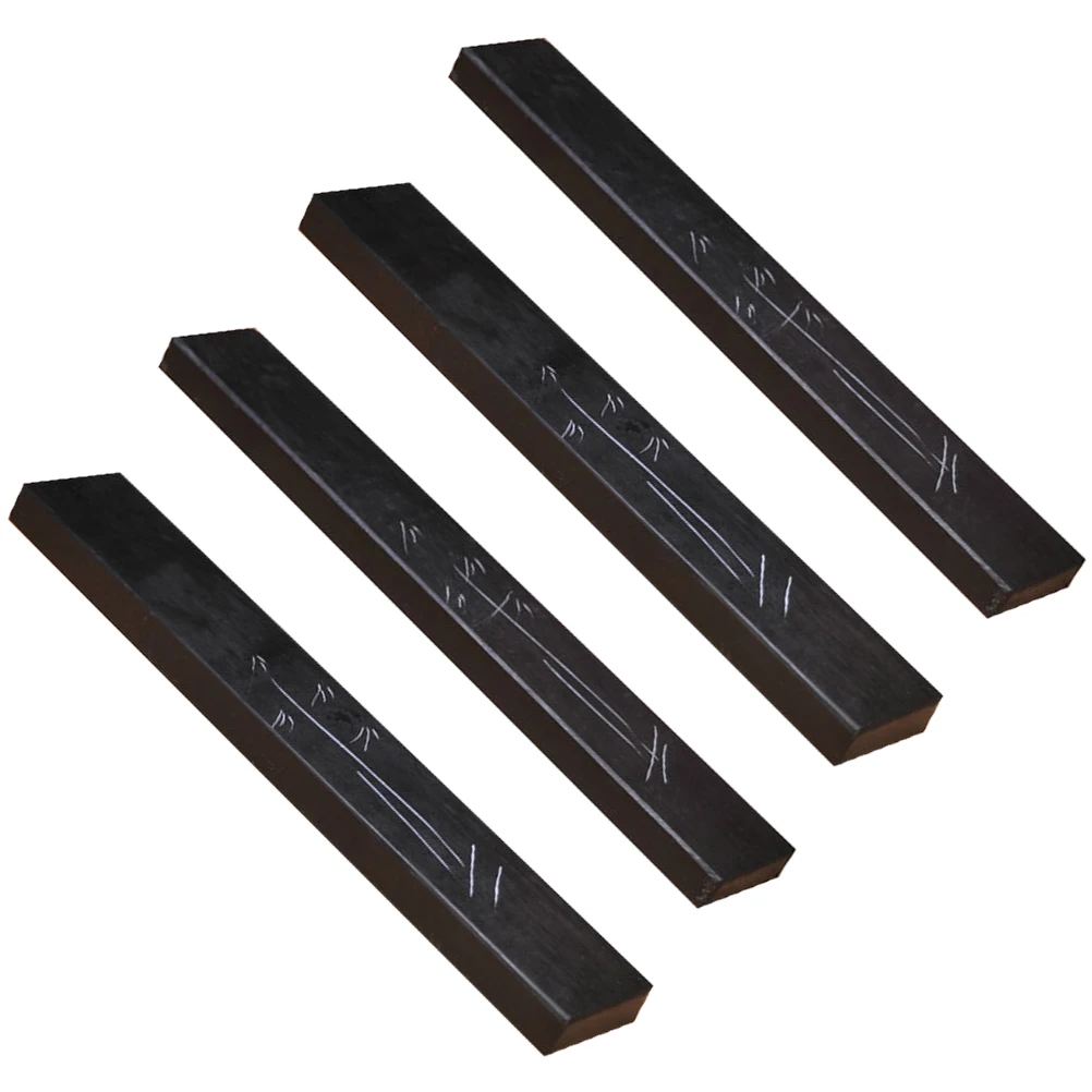 

4 Pcs Marble Ruler Stone Paperweight Stationery Supply Chinese Calligraphy Tool