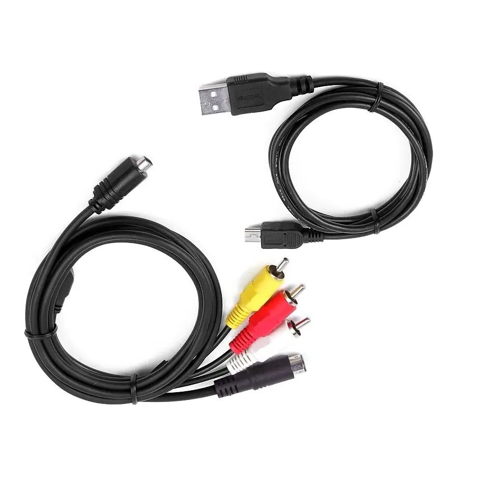 AV A/V wideo telewizyjne + synchronizacja danych USB kabel do SONY DCR-SR37/e DCR-SR46/e DCR-SR47/e