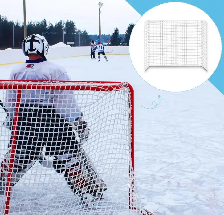 

Durable Ice Hockey Goal Replacement Netting for Training and Matches