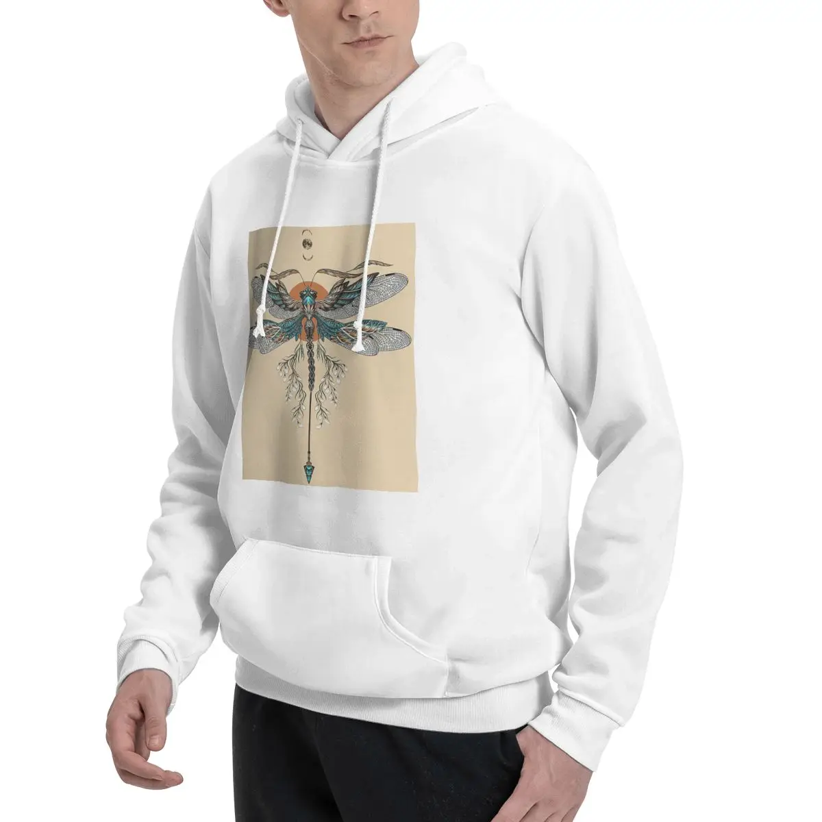 Dragon Fly Tattoo Zipped Hoodies Men Women Casual Pullover Sweatshirts Fashion Long Sleeve Streetwear Autumn Winter