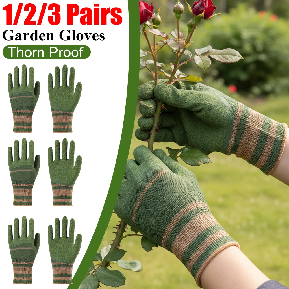 Gardening Gloves Thorn Proof Work Garden Gloves Breathable Rose Gloves Waterproof Garden Gloves for Cactus Rose and Blackberry
