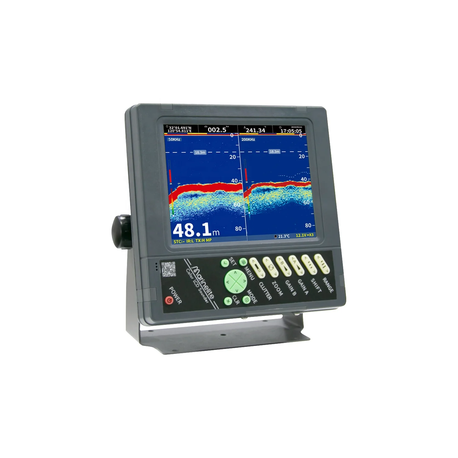 Marinelite Marine 8 Inch Commercial Boat Device with 800x600px Screen Resolution 300m Range for Boats