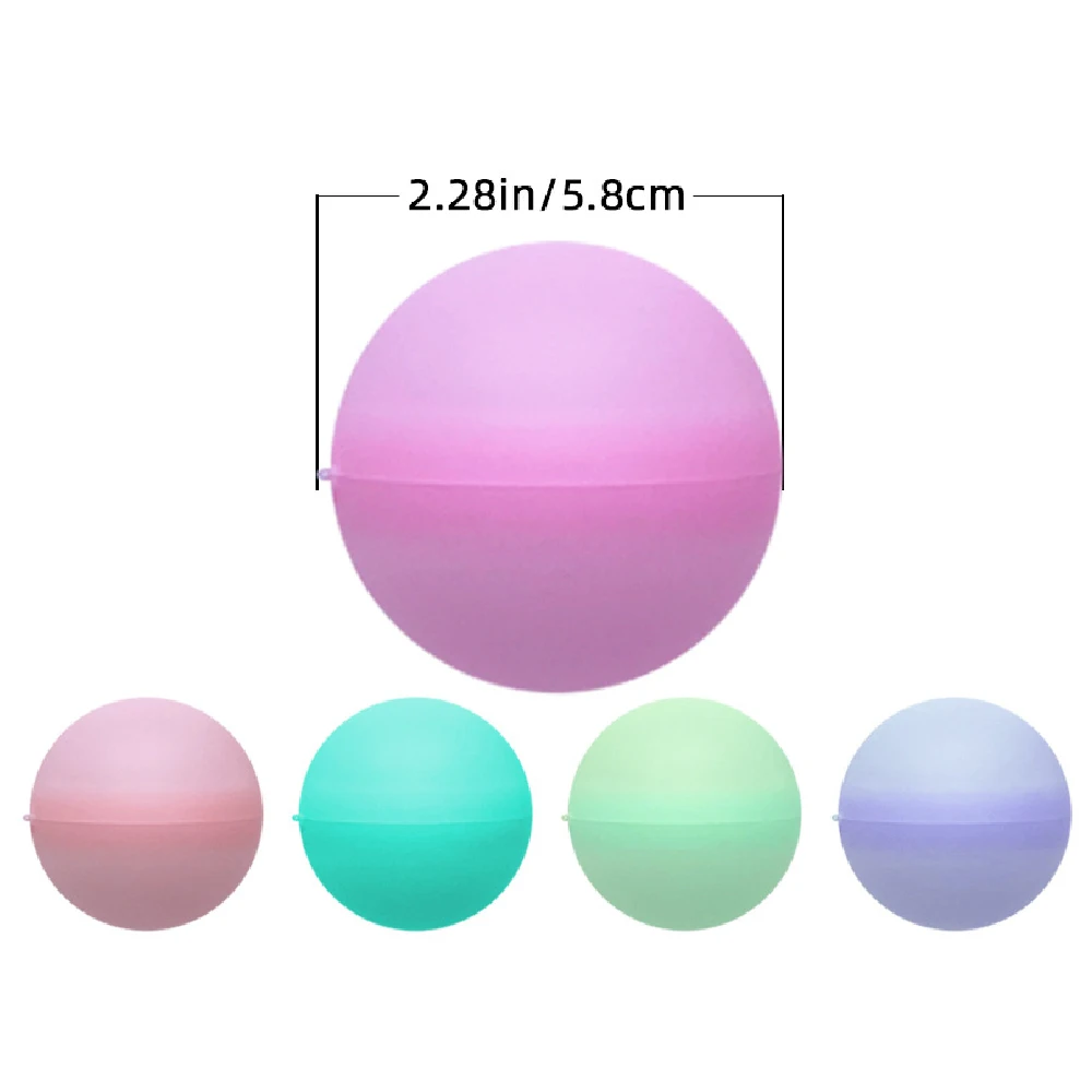12/20PCS Reusable Water Balloons - Self-Sealing Quick-Fill Splash Balls,Leak-Proof Summer Pool Toys for KidsBeach Backyard Games