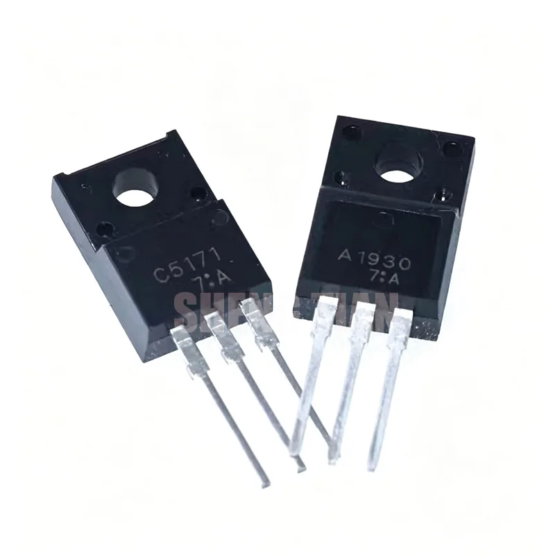 Original 10PCS 100% Brand New Quality 2SA1930 2SC5171 A1930 C5171 TO-220F Audio Power Amplifier Matched Pair Transistors