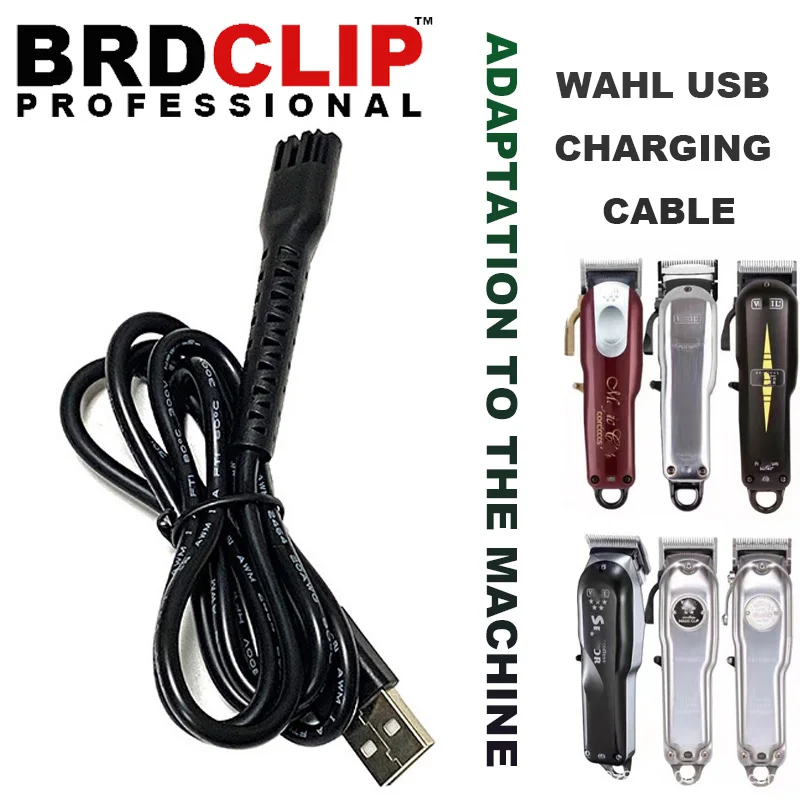 Cortadora de pelo eléctrica Wahl 8148/8504/8591 aplicable, Cable de carga USB, máquina de barbero, accesorios para cortadora de pelo, cargador, nuevo