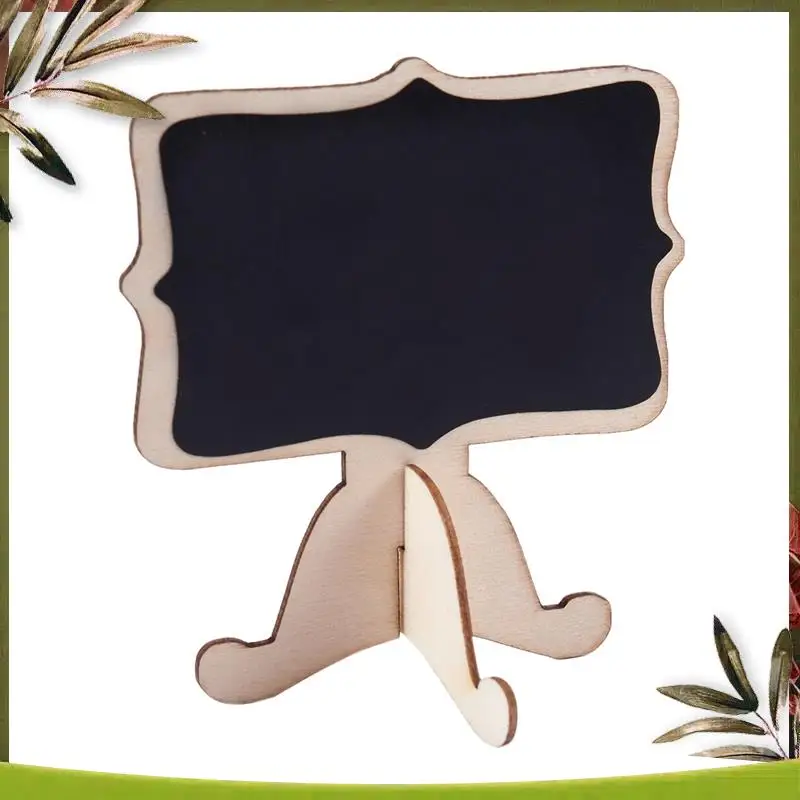 ABDW-50 Pcs Mini Wooden Small Wedding Blackboard Message Table Number Chalkboard
