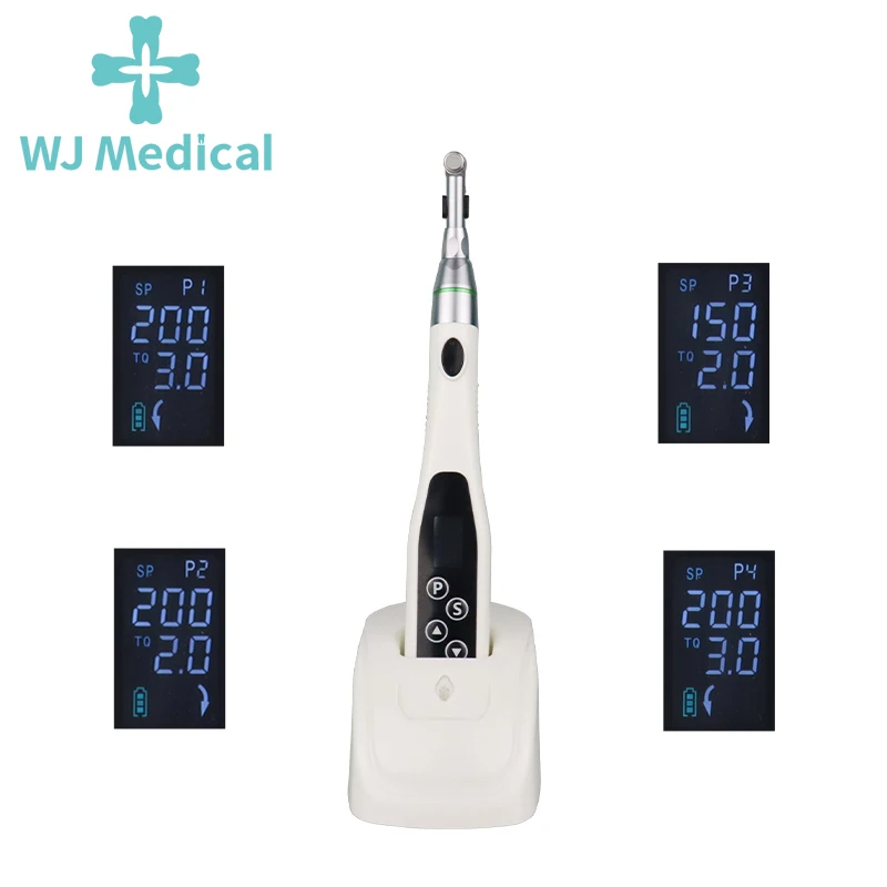 Dental Specialized Dental Instruments Are Used For Tooth Polishing Wireless With LED Lamp 4:1 Contra Angle Handpiece