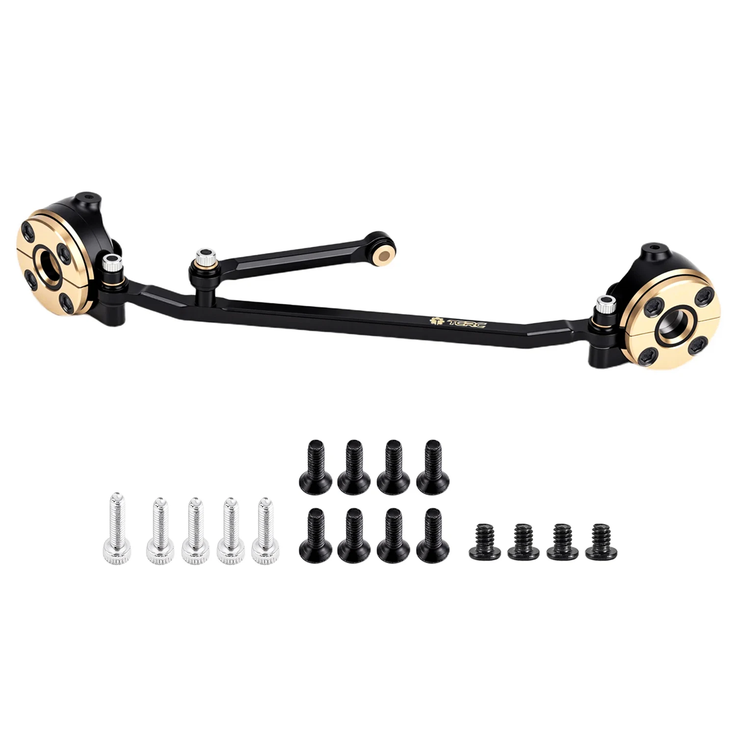TCRC Brass Front Steering Knuckles w/ Adjustable Steering Block Weights&Steering link 19g/set for Redcat Ascent-32 1/32 RC Car