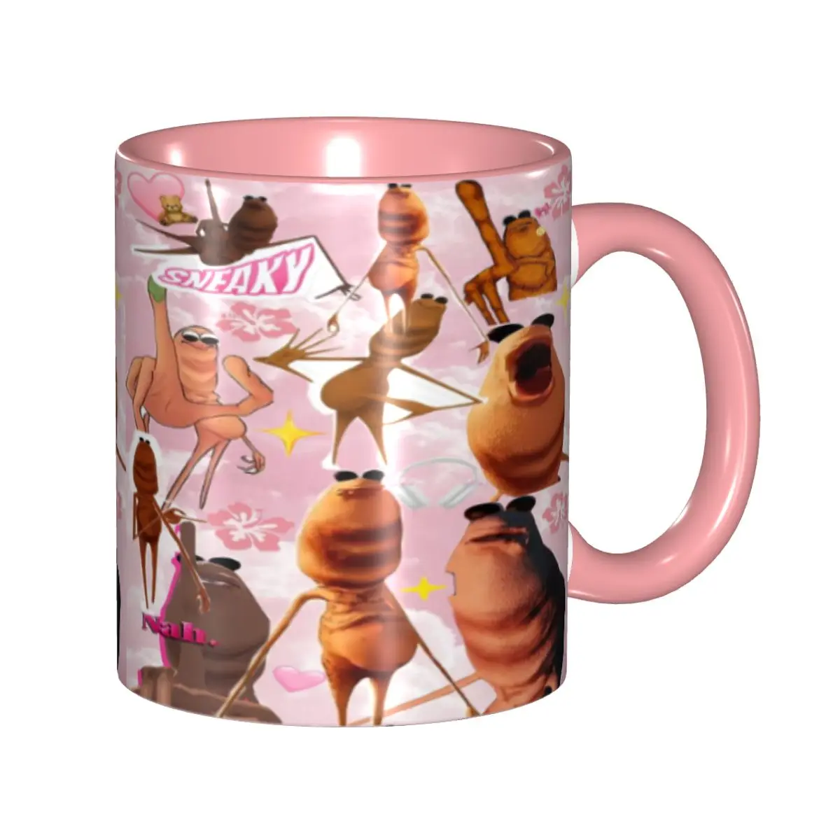 

Marcus The Worm Robert Help Coffee Mug Cute Tea Cups Gift For Woman Man