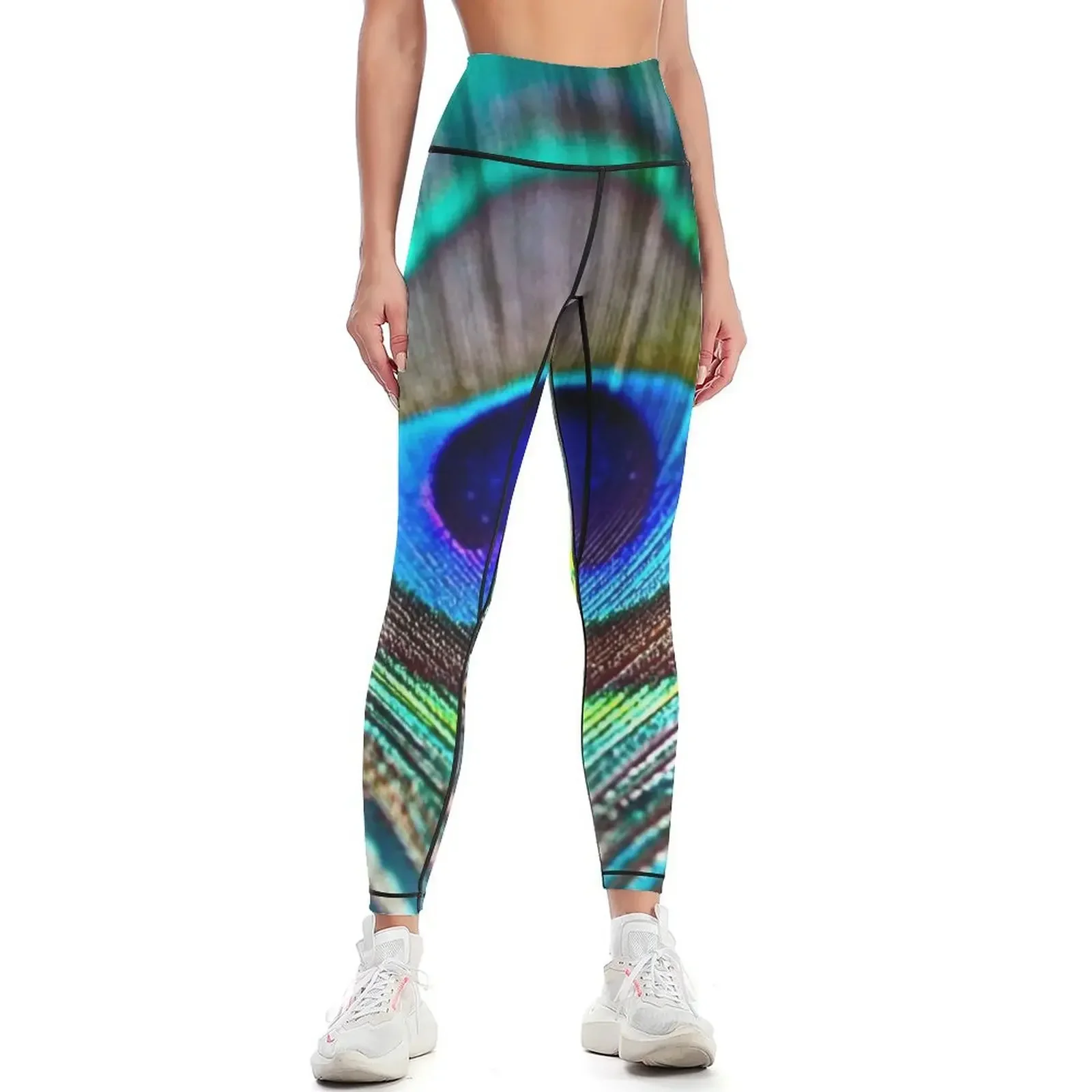 

Peacock Feather Leggings Women's trousers workout shorts Pants sport sports for Womens Leggings