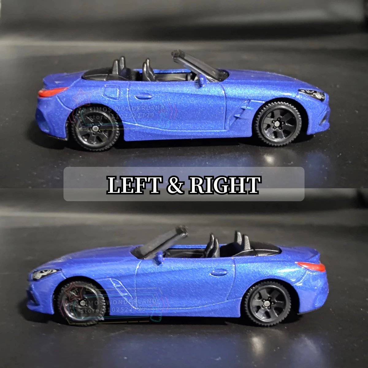 1/64 BMW Z4 M40i Replica Metal Mini Car Model Miniature Art Vehicle Figure Diecast Ornament Decoration Kid Boy Xmas Gift Toy