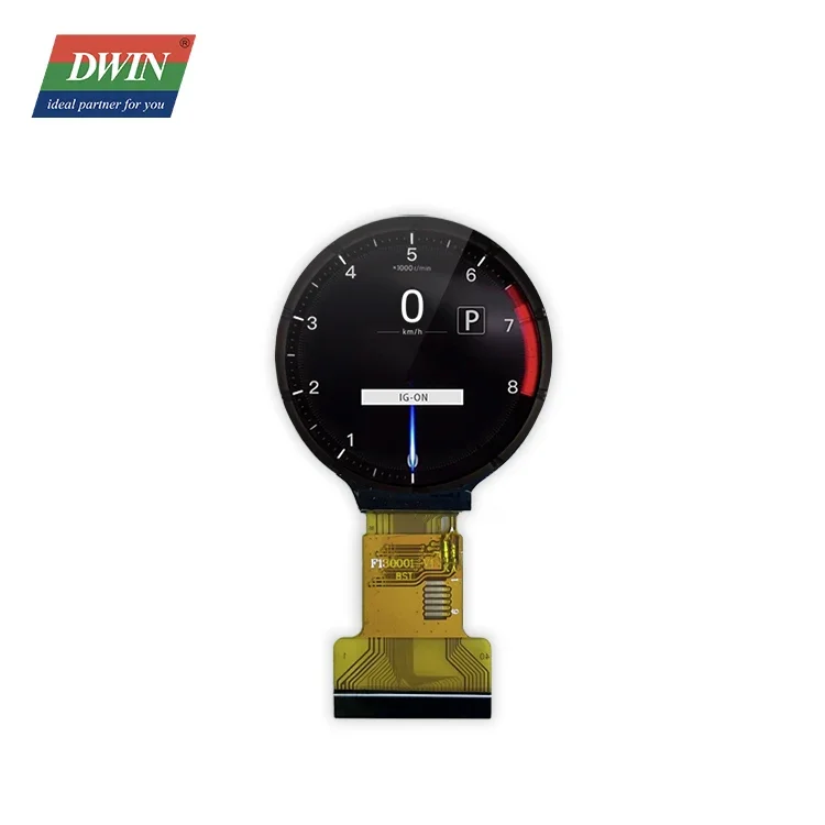 

2026 DWIN 1.3 Inch 240x240 200nit RGB 18bit Capacitive Touch Screen Round IPS TFT LCD Module LCD Screen