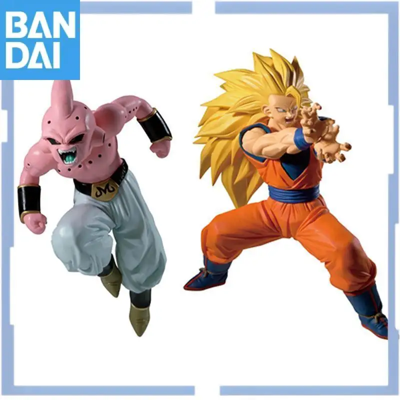 

Genuine Bandai Namco Banpresto Dragon Ball Son Goku Vs Majin Buu Super Saiyan One3 Match Makers Figure Model Collector Toy Gift
