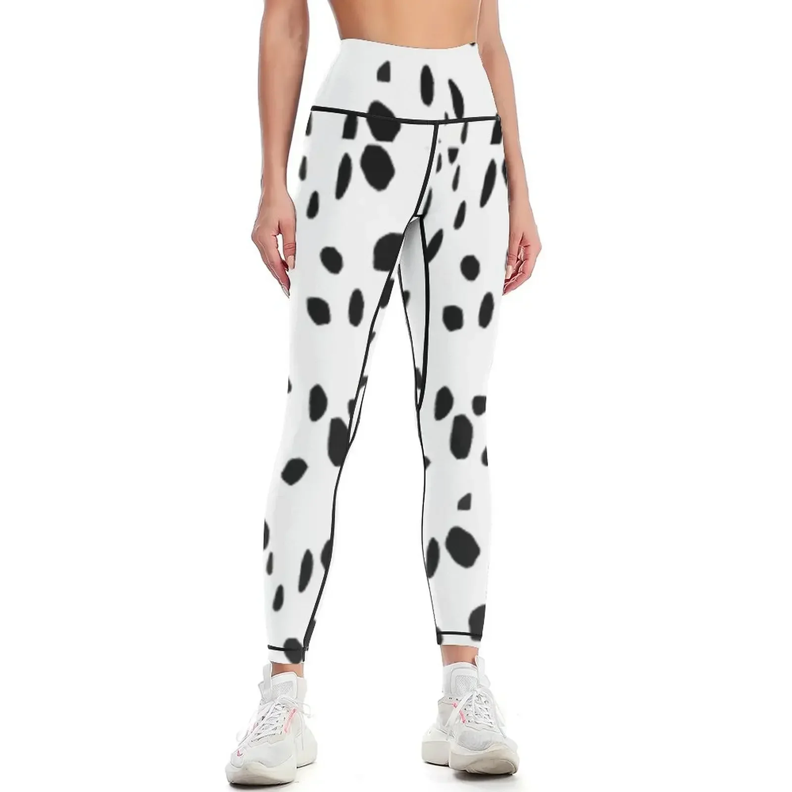 

Dalmatian Print Leggings Women's push up sporty woman push up for physical legging push up Womens Leggings