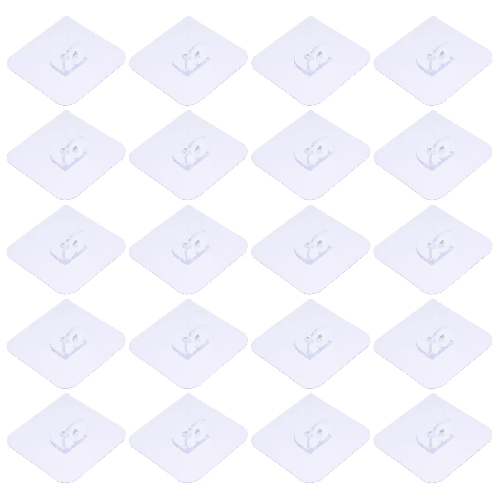 50 قطعة أوتاد دعم الرف حامل لوح لاصق شفاف لخزانة خزانة الكتب لا حاجة للحفر رف مانع للانزلاق