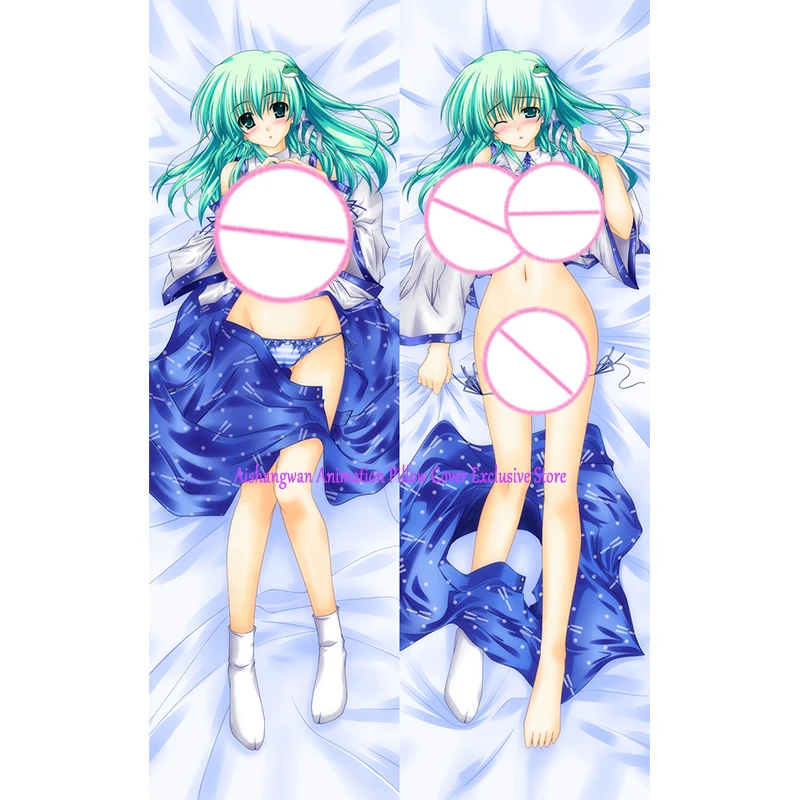 Dakimakura Anime Pillow Cover Sanae Double Sided Print 2Way Cushion Bedding Festival Gifts Gifts