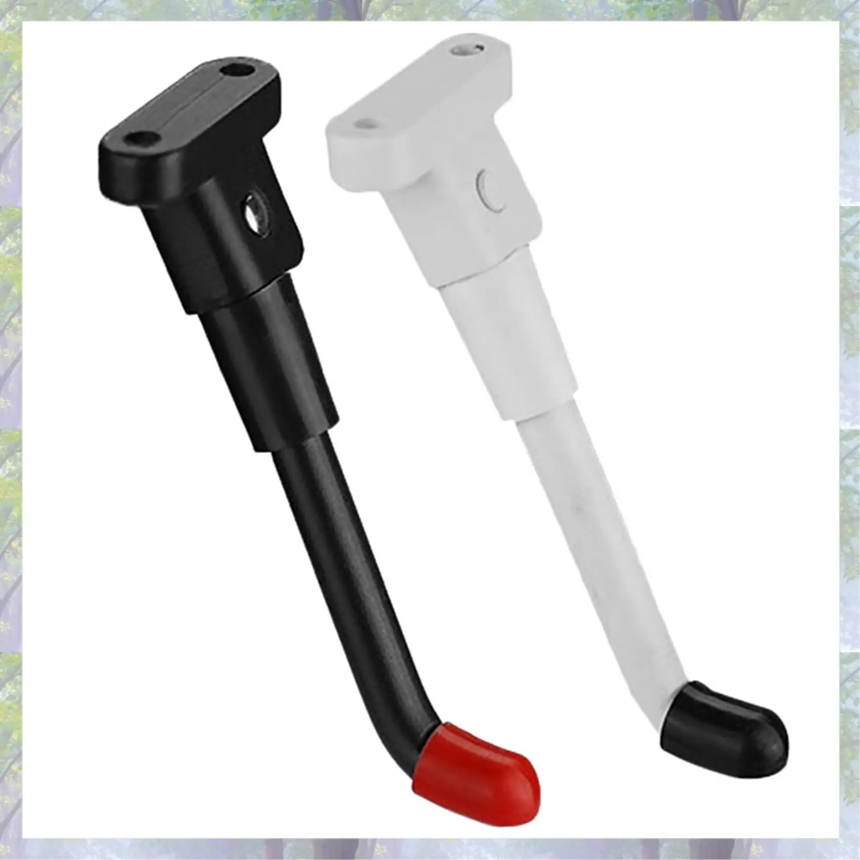 4-delige voetsteunhoes siliconen hoes voor Ninebot Es2 Es4 Millet Xiaomi M365 / M365 Pro elektrische scooter, rood