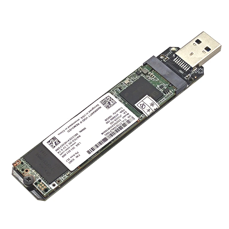 Adaptateur M.2 vers USB 3.0 pour protocole touristique, carte SSD M.2 NVcloser PCIe NGFF SATA M2 SSD pour 2230 2242 2260 NVcloser/SATA M.2 SSD RTL9210B