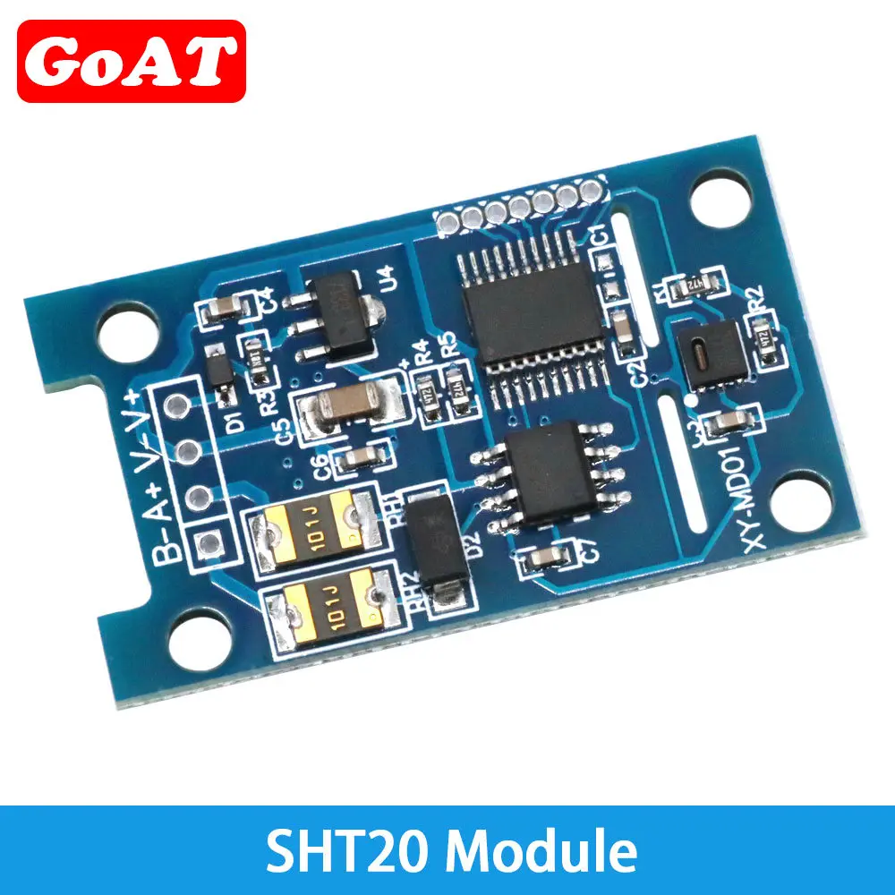 Humidity/Temperature Transmitter Sht20 Sensor Module Precision Temperature and Humidity Monitoring Industrial Modbus RS485