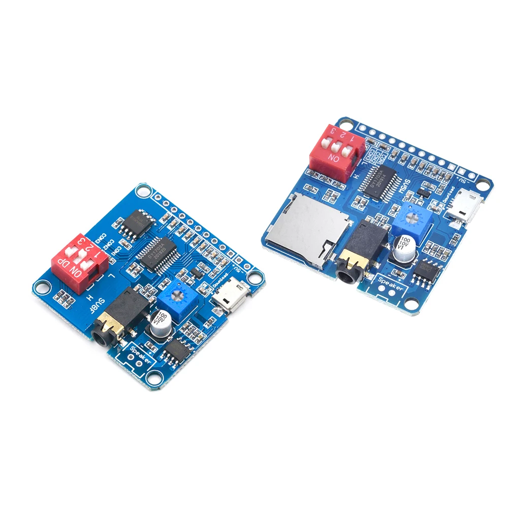 

MP3 Music Player Voice Playback Module Board 5W MP3 Playback Serial Control SD/TF Card For Arduino SV5W SV8F