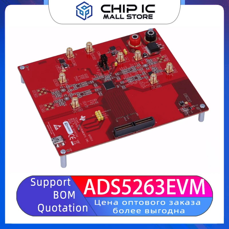 ADS5263EVM ADS5263 TI Development Board SNR 4-channel TSW1250 ADC LVDS Evaluation Module New Stock