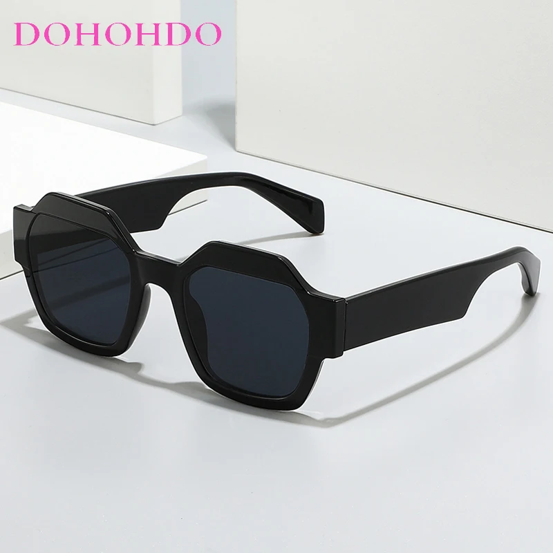 

2025 Oversized Square Sunglasses Women Personality Simple Polygon Eyewear Women Fashion Retro Glasses Women Gafas De Sol Mujer