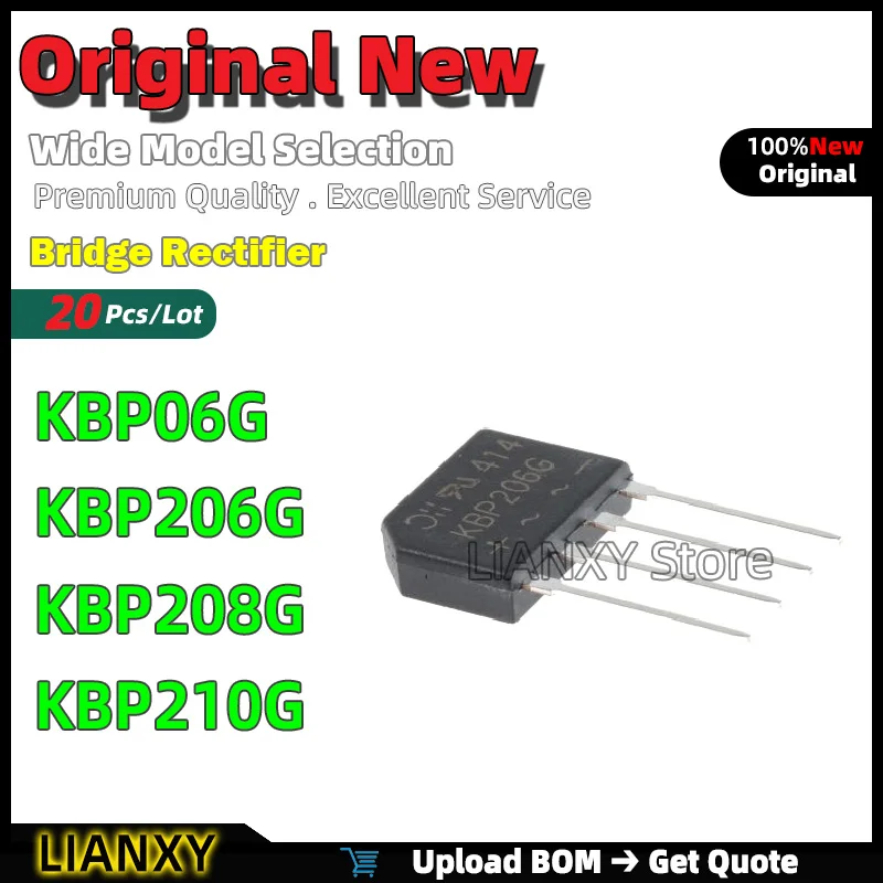 20Pcs Kbp KBP06G KB…