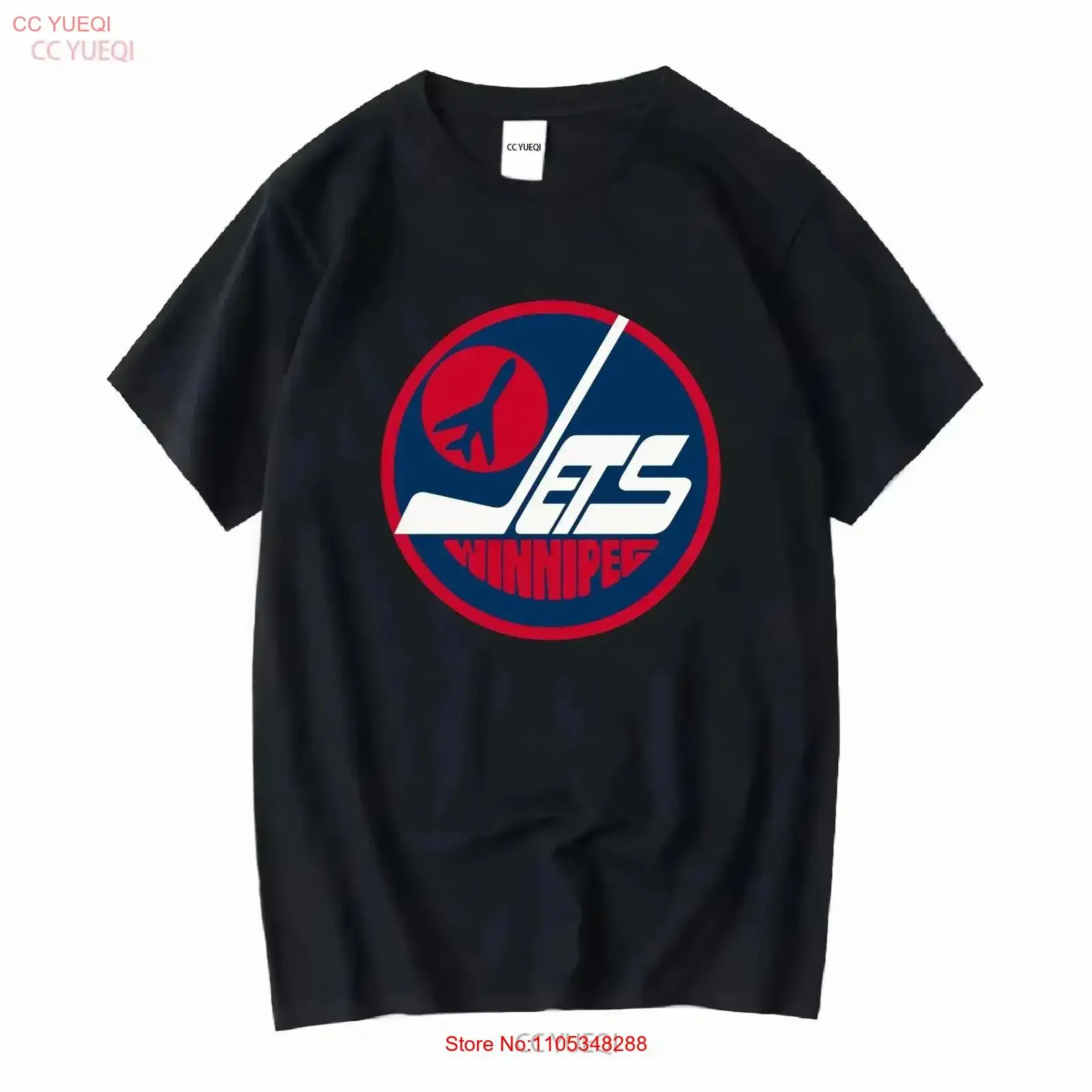 Camiseta clásica Retro Jets Winnipeg City, estilo vintage, lavada, transpirable, ropa de diseñador elegante, informal, con gráfico vintage lavado