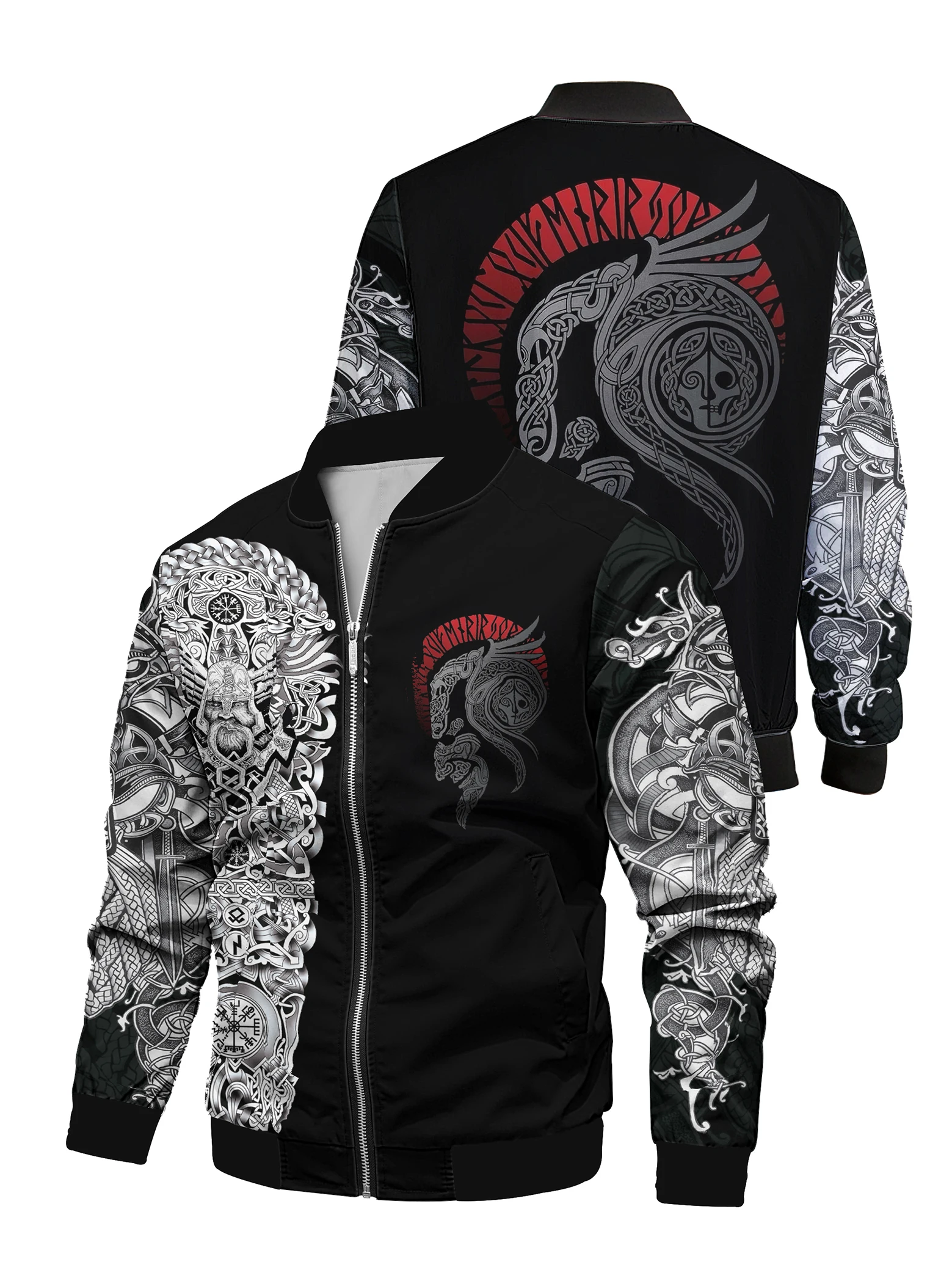 Moda digital impresso solto jaqueta de beisebol roupas americanas primavera e outono masculino casual cena festa hip-hop topo