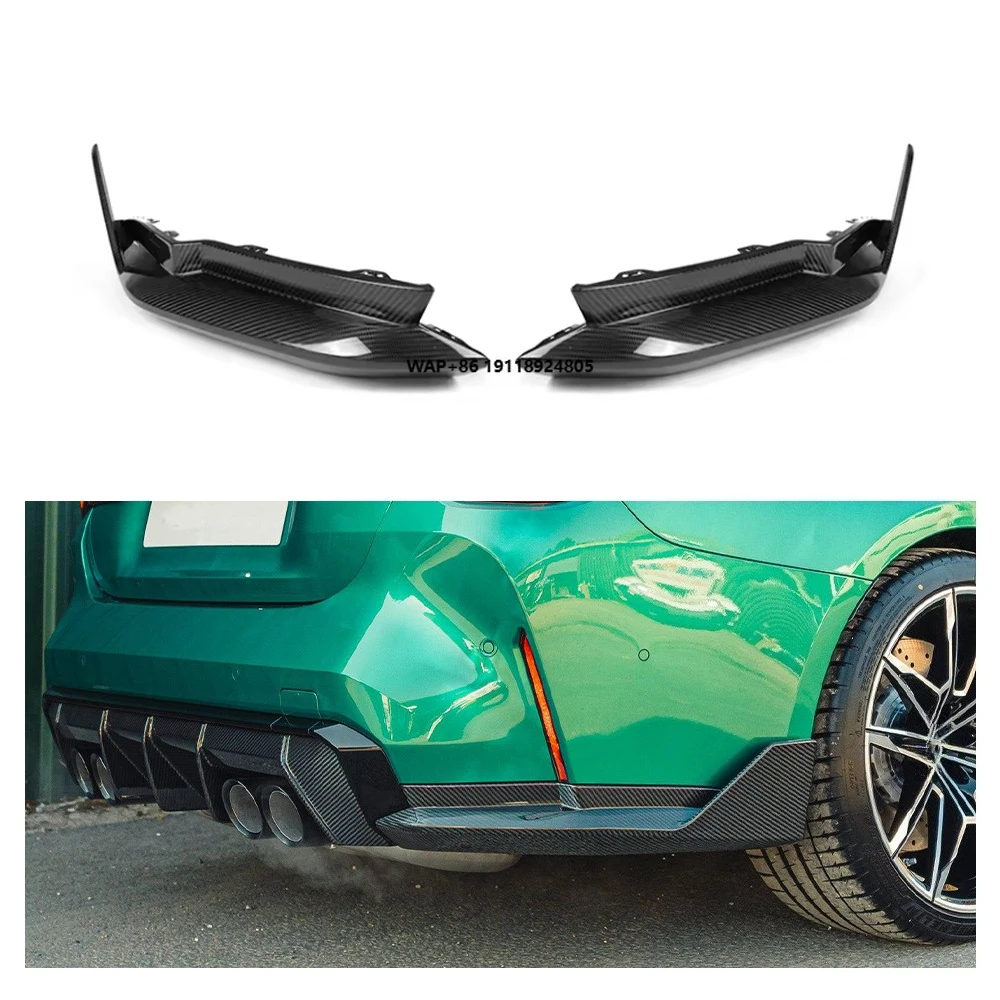 

ODM/OEM for B-MW G80 M3 G82 M4 Dry Carbon Fiber Rear Bumper Corner Splitter MP Style
