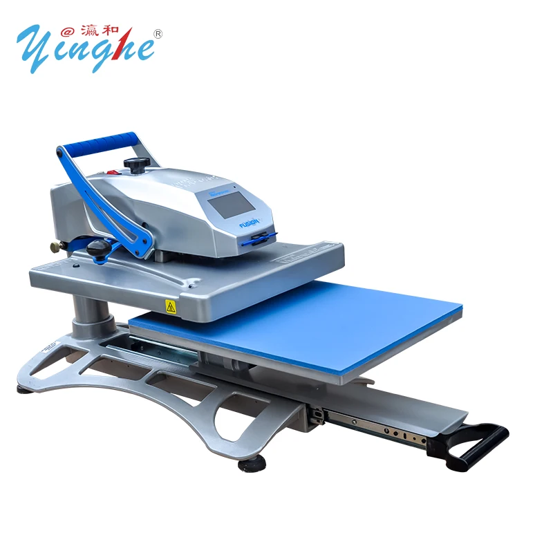 Special Outlook Hot Selling Semi-Automatic Heat Press Transfer Machine New Flatbed Mechanical Slide Sublimation