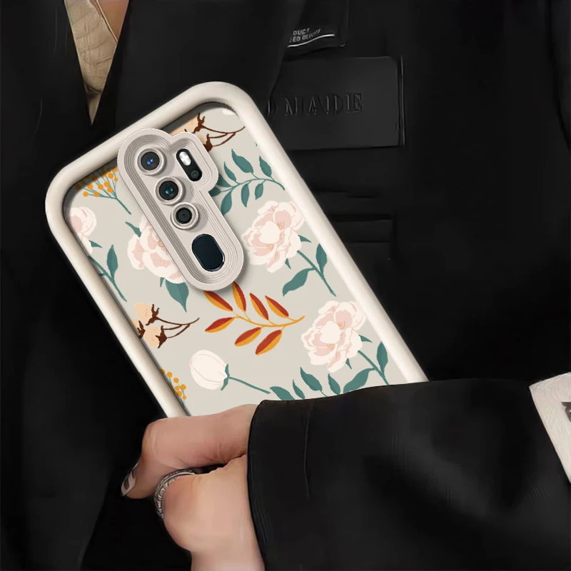 يترك طباعة جراب هاتف ل ممن لهم A73 A72 A60 A58 A57S A92 A76 A74 A55 A54S A53 A52 A38 A33 A32 سيليكون ماتي واقية كابا