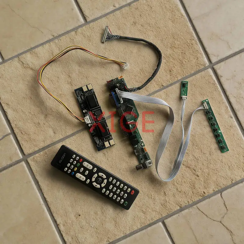 

For MT190AW02 MT190AW01 TMS190WX1 M190A1 Monitor Controller Drive Board Kit LVDS 30-Pin 4-CCFL 1440*900 1440x900 HDMI+VGA+AV+USB