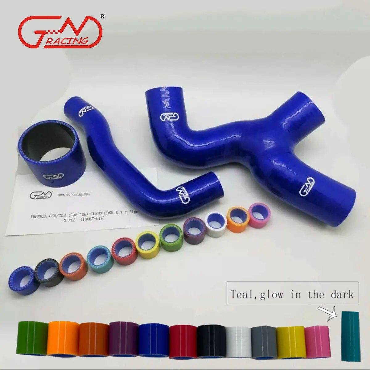 

Подходит для 1996-2006 Subaru Impreza GC8 GDB STI WRX, комплект силиконовых трубок турбоинтеркулера