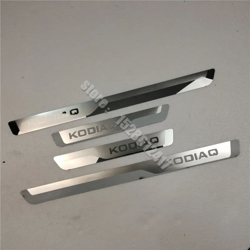 

For Skoda Kodiaq 2018-2021 Car-styling Stainless Steel Scuff Plate/door Sill Door Plate Welcome Pedal