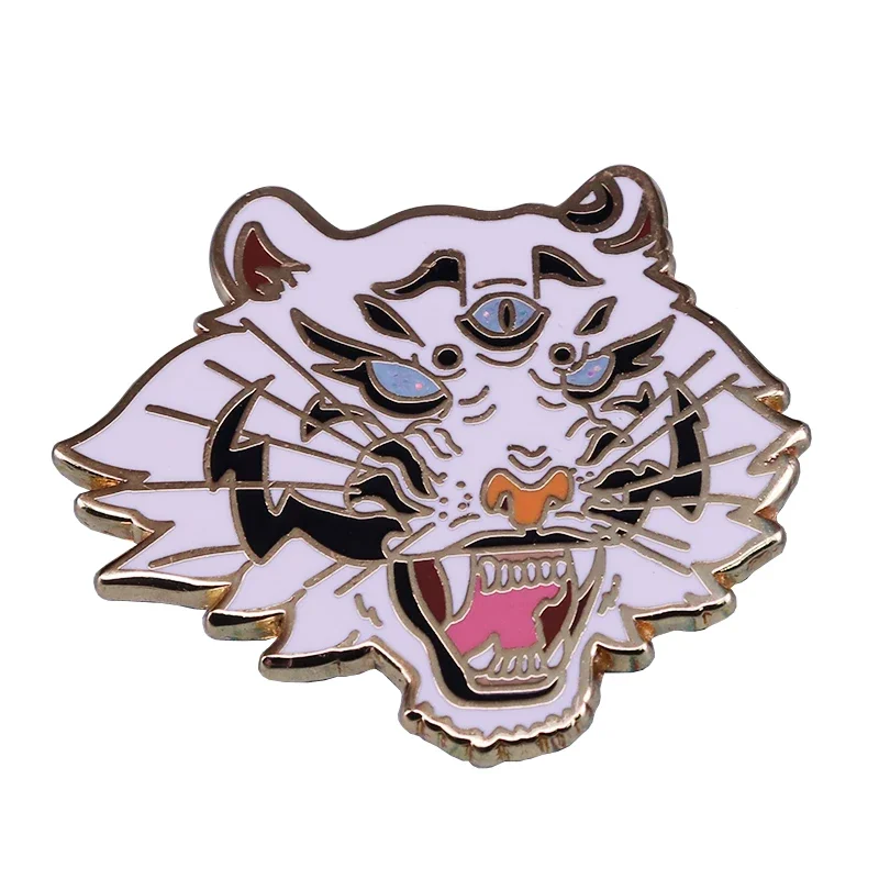 King of The Forest Tiger Enamel Pin Wild Animal Badge Tigers Lovers Gift