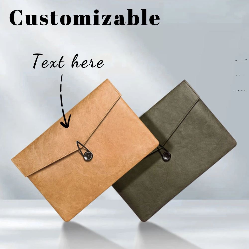 Maßgeschneiderte DuPont-Computerschutztaschen aus Papier, Bürotaschen und Dokumententaschen sind für 13,3/14/15,6-Zoll-Computer geeignet