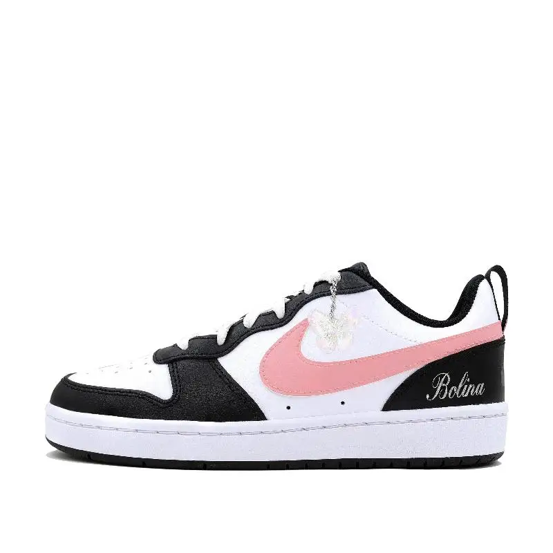 【Customize】Nike Court Borough Skateboarding Shoes Women's Sneakers shoes BQ5448-115