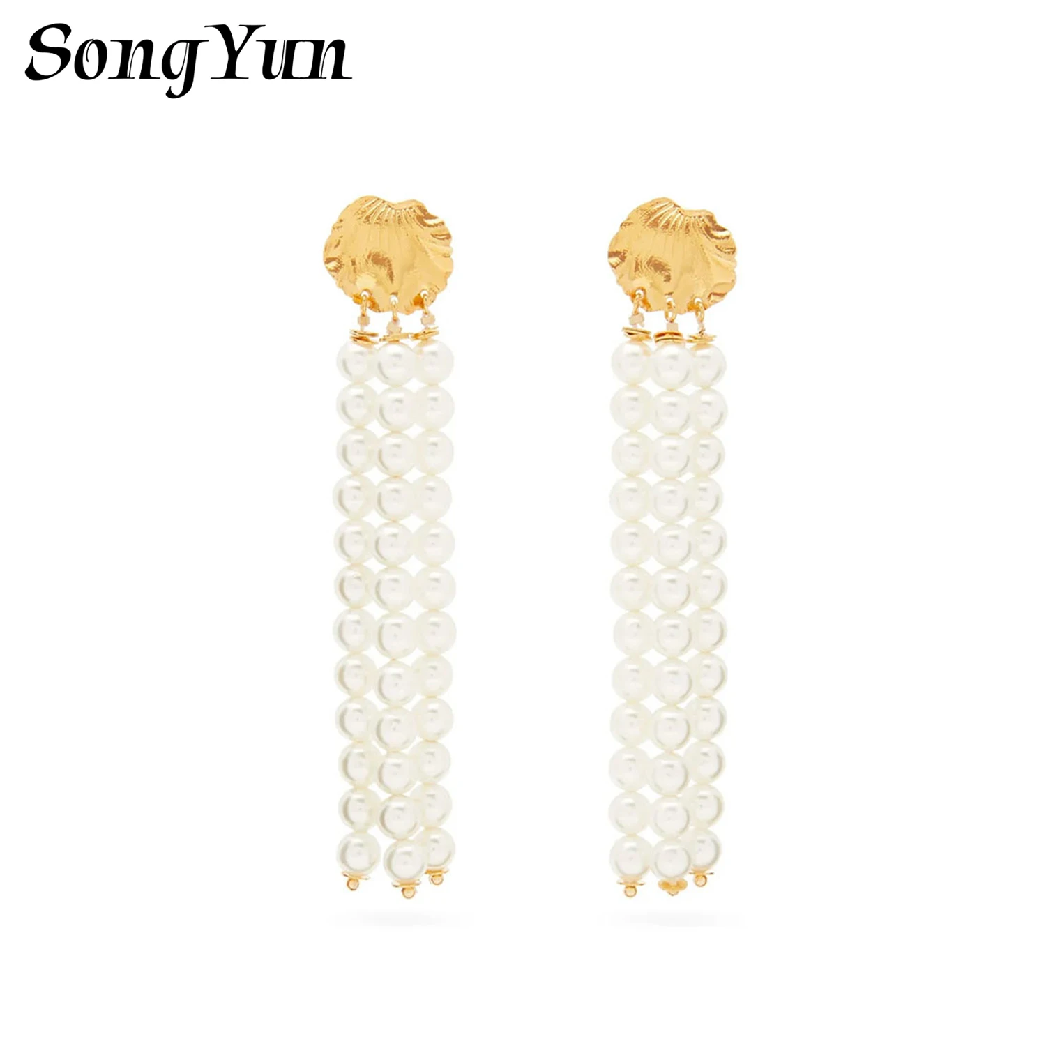

SongYun Jewelry MHT Quality Brass Stud Earrings Dangle CZ 7A Zircon Gift Her Daughter Gift Women Earring Jewelry