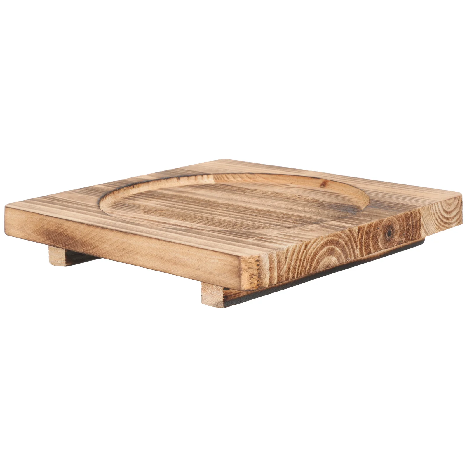 

Sturdy Natural Wood Casserole Pad Insulation Anti Slip Pot Mat Smooth Texture Easy Maintain Reusable Tabletop Casserole Mat