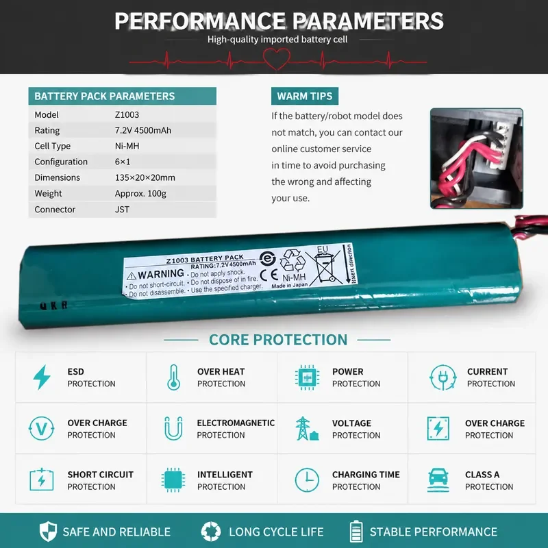 Battery for HIOKI Z1003 PW3198 MR8875 Daily Data Collection Instrument